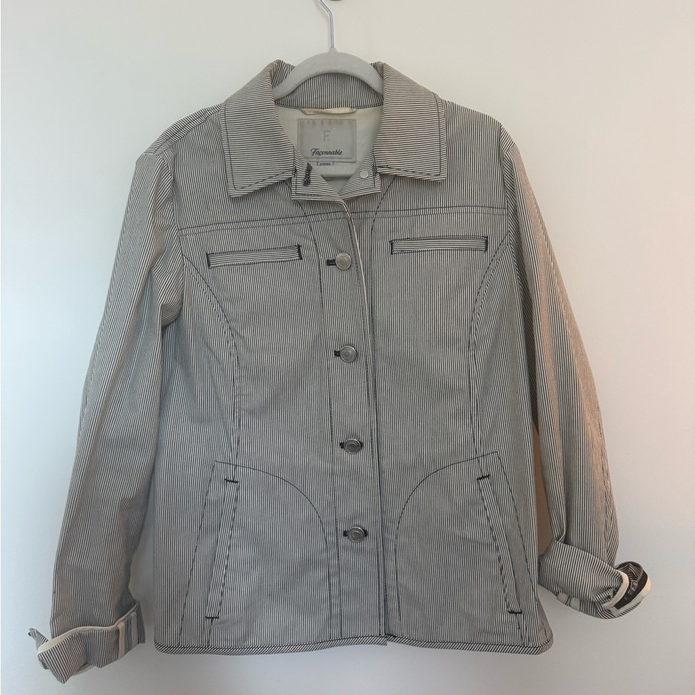 Faconnable Vintage Striped Jacket